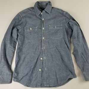 blue jean shirt UNIQLO